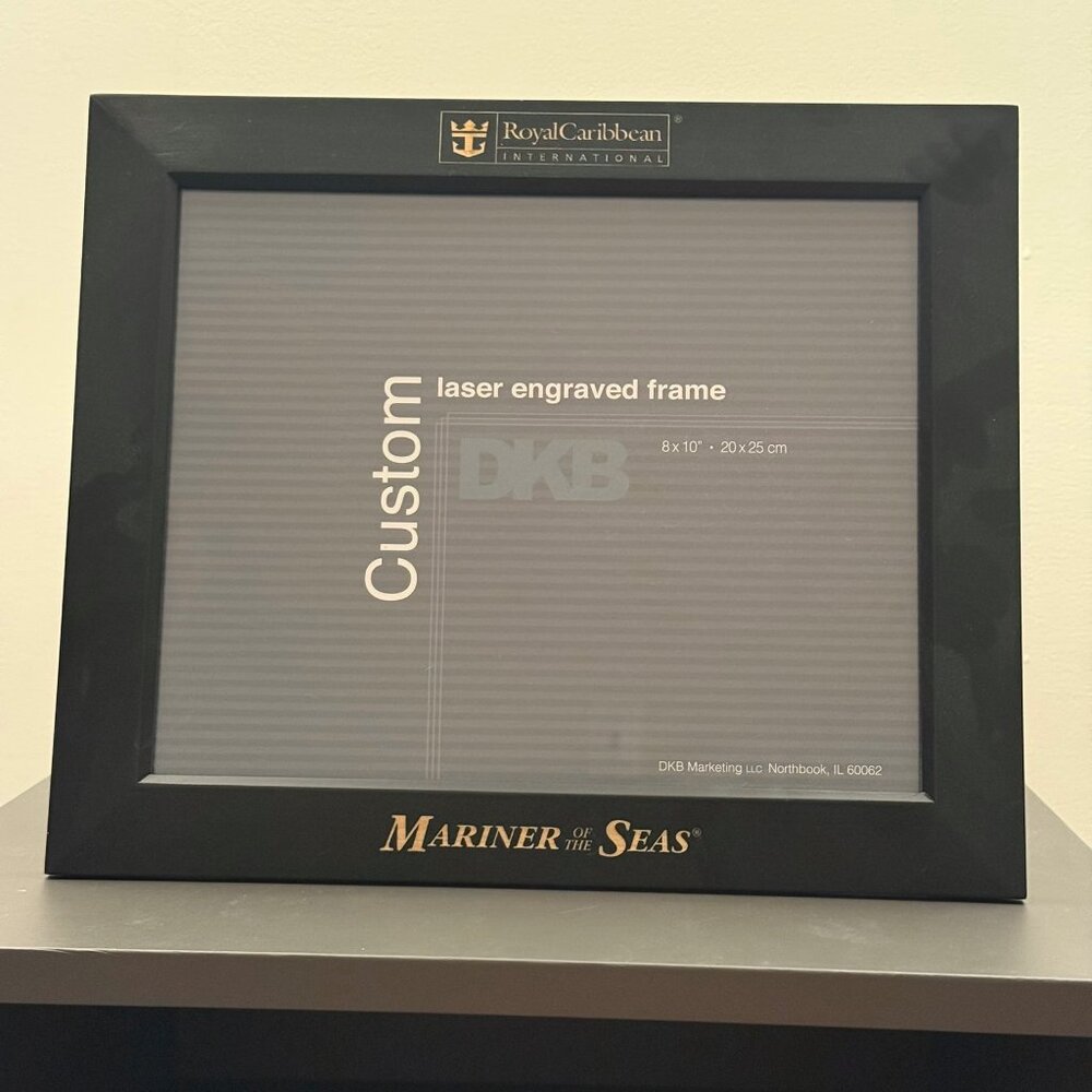 Mariner of the Seas Laser Engraved Photo Frame 8x10 (Black)